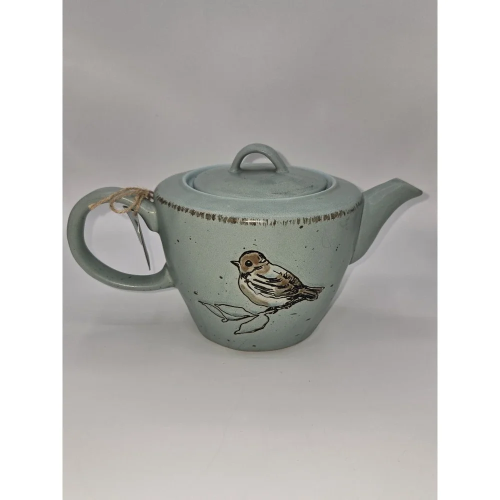 INHOMESTYLEZ Easter Bird Robins Egg‎ Teapot